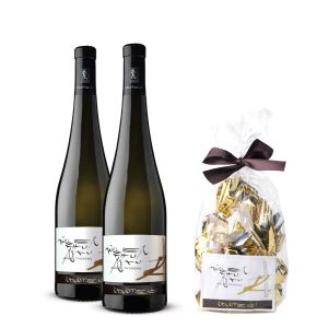 2 bottiglie Müller Thurgau Le Strope + Cioccolatini – Zanotelli